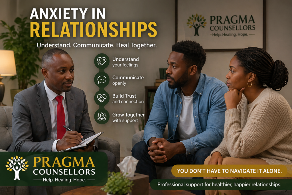 a counsellor helping a young couple on how to set health boundaries 