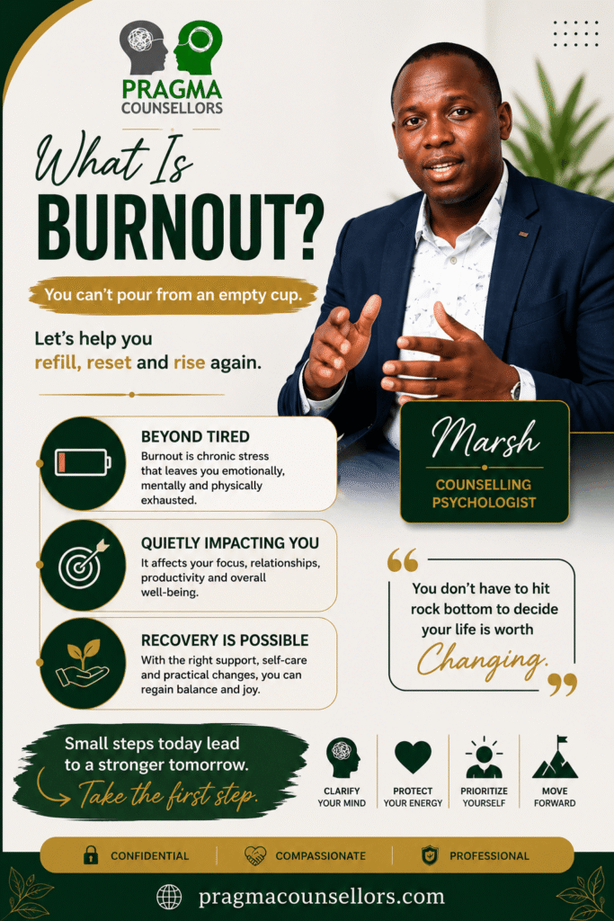 Discover what burnout really is, why it happens, the common symptoms, and evidence-based strategies to restore your energy and emotional wellbeing.
