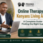 Peterson, a Pragma Counsellors therapist, providing online therapy for Kenyans living abroad.